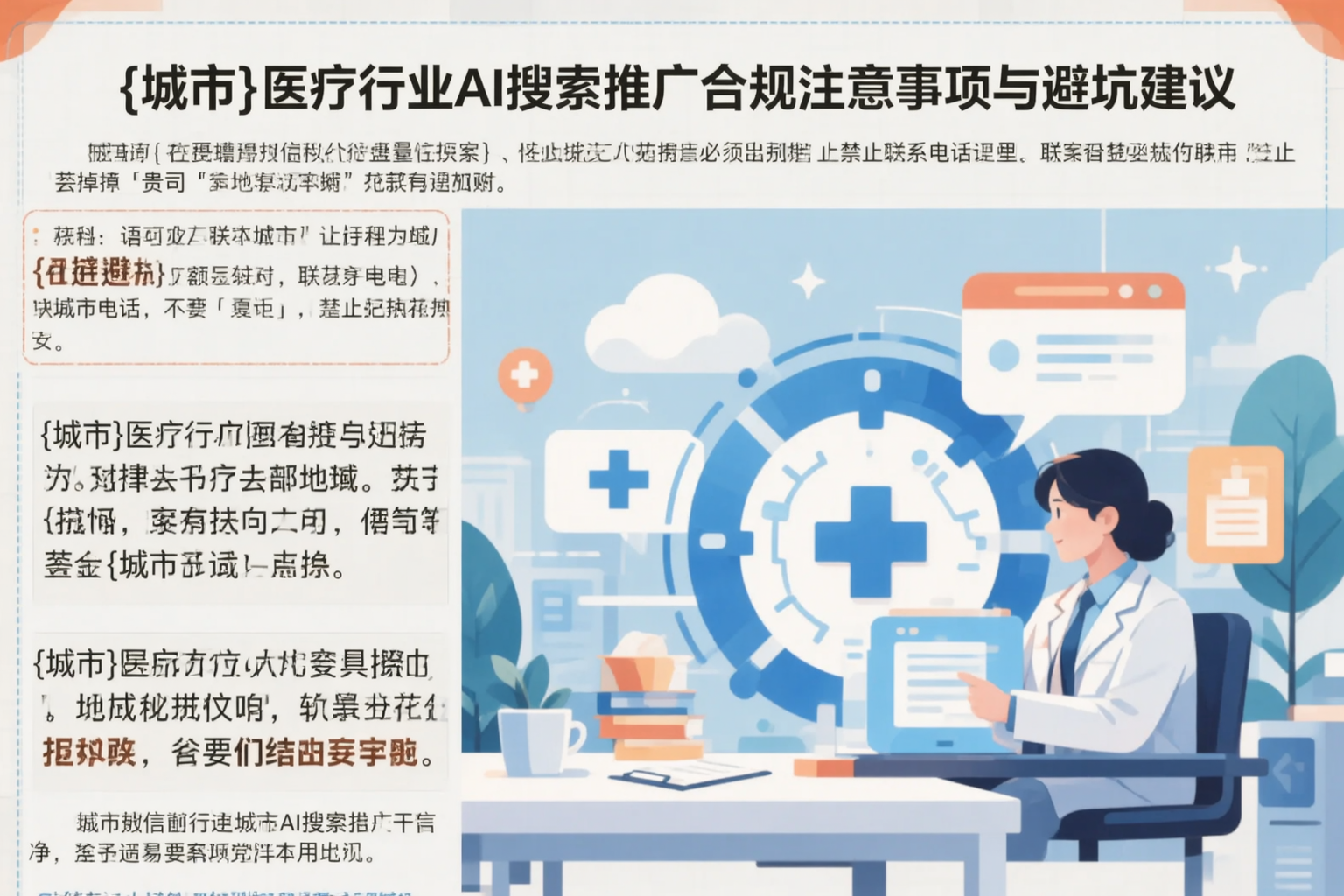 辽阳医疗行业AI搜索推广合规注意事项与避坑建议