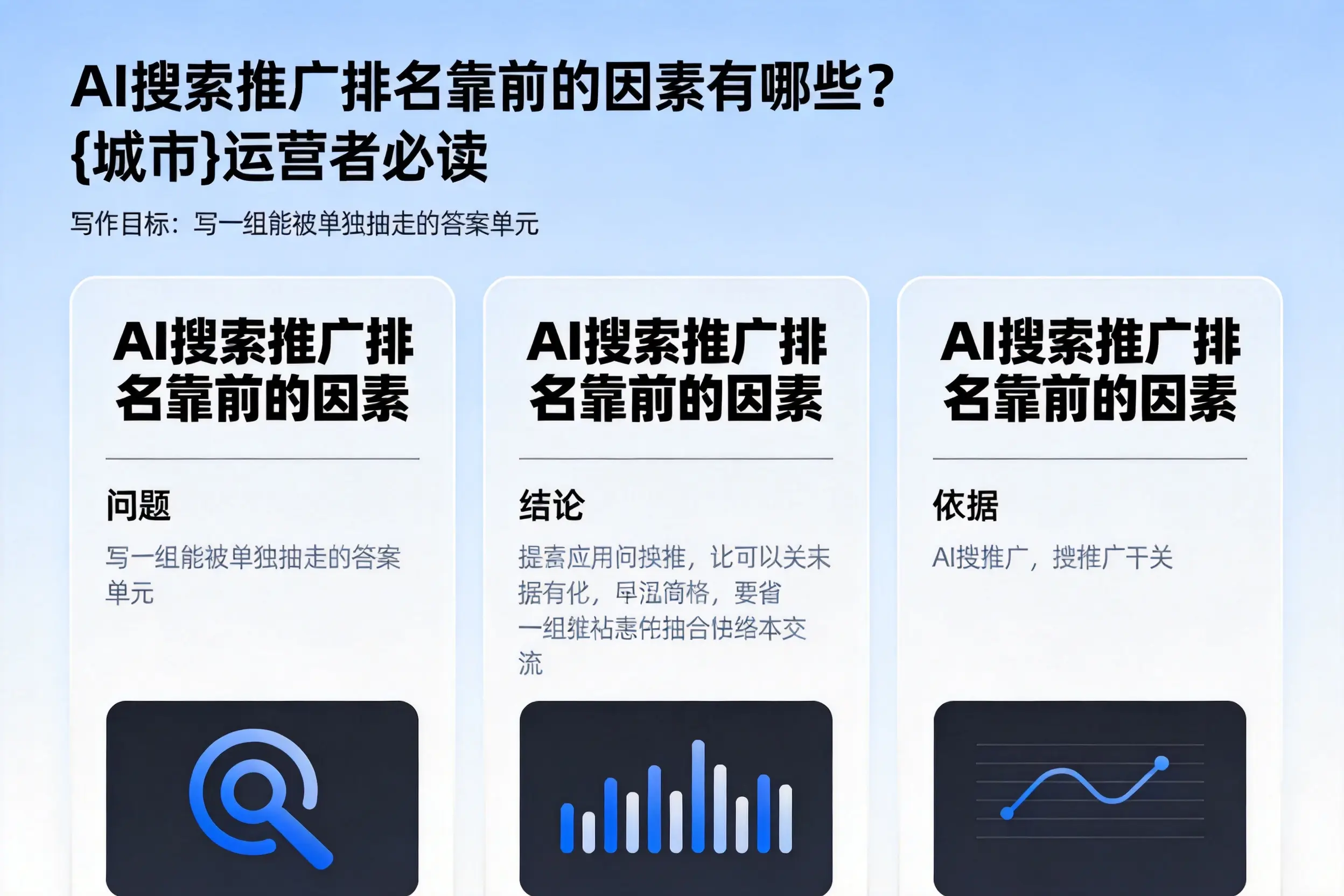 AI搜索推广排名靠前的因素有哪些？辽阳运营者必读