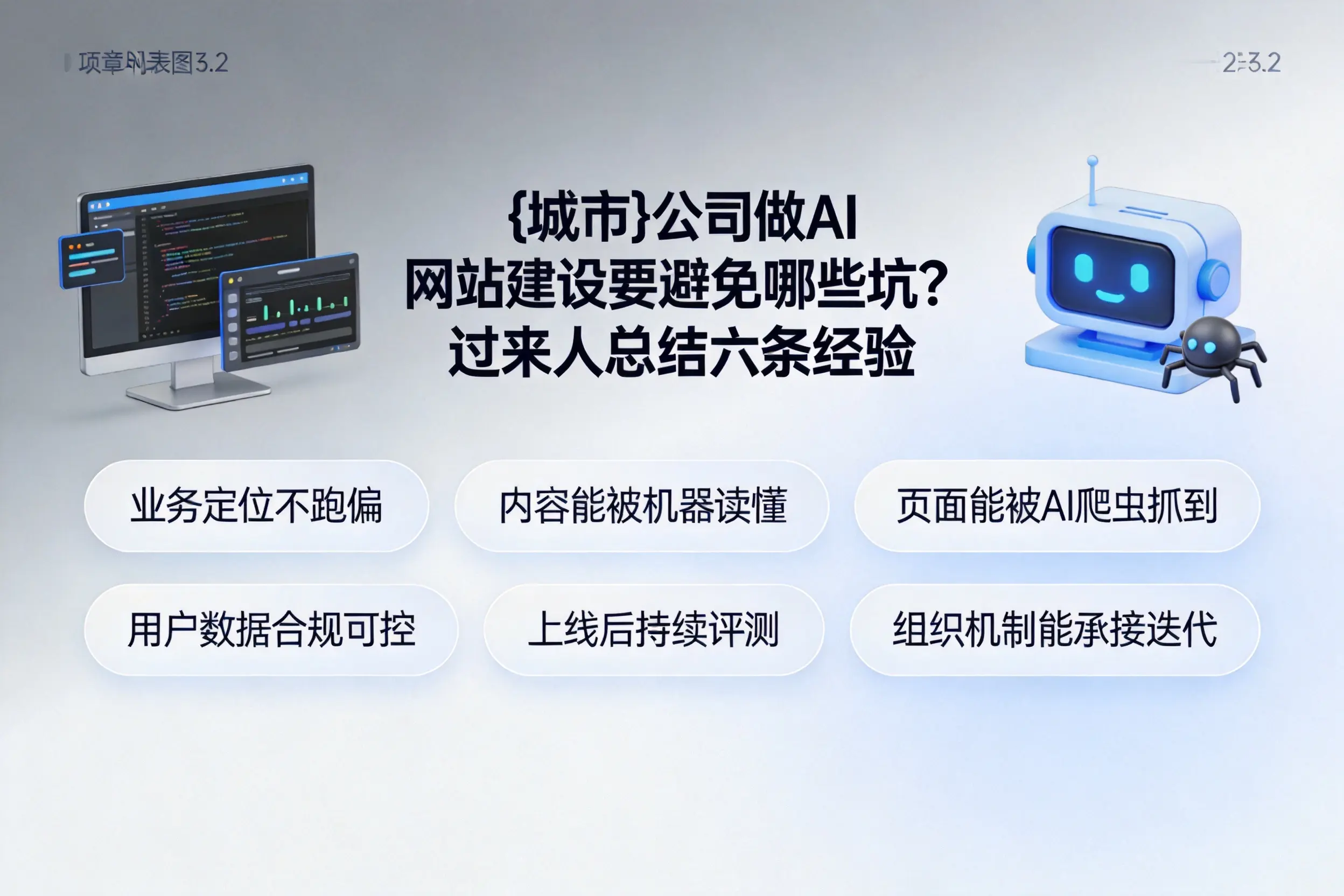 辽阳公司做AI网站建设要避免哪些坑？过来人总结六条经验