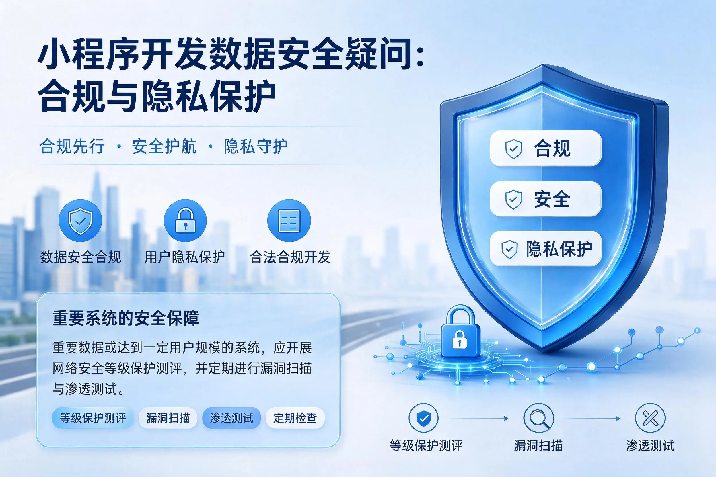 辽阳小程序开发数据安全疑问：合规与隐私保护