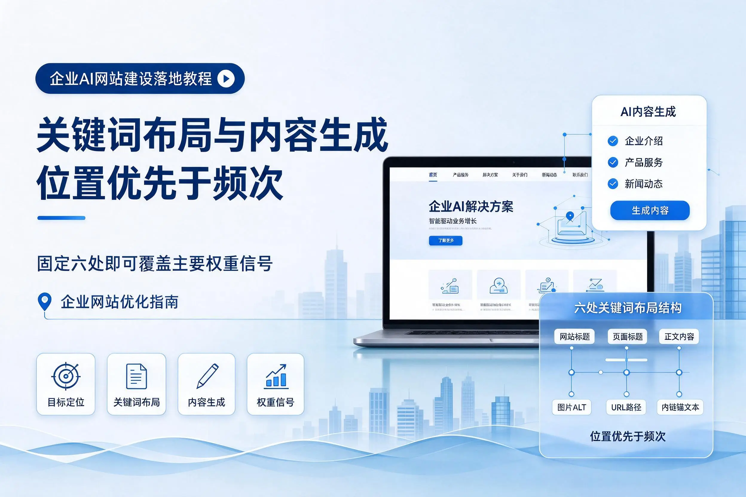 辽阳企业AI网站建设落地教程:关键词布局与内容生成